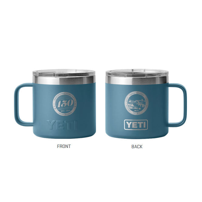 150 Year Commemorative 14oz Rambler Yeti Mug in Blue