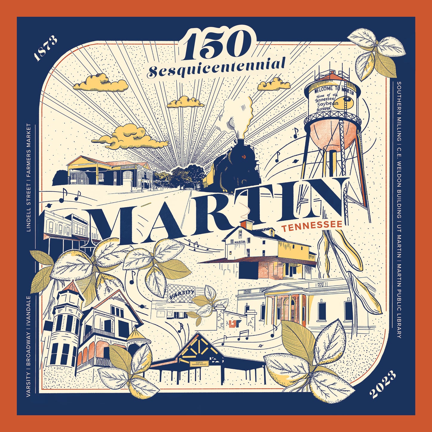 Sesquicentennial Commemorative Martin Art Print