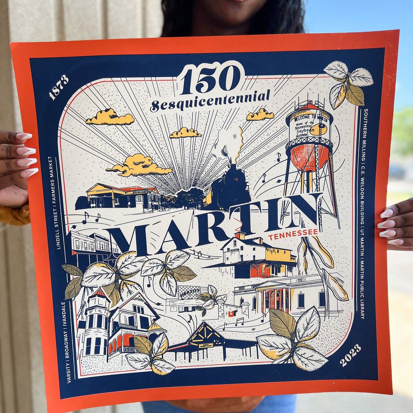 Sesquicentennial Commemorative Martin Art Print