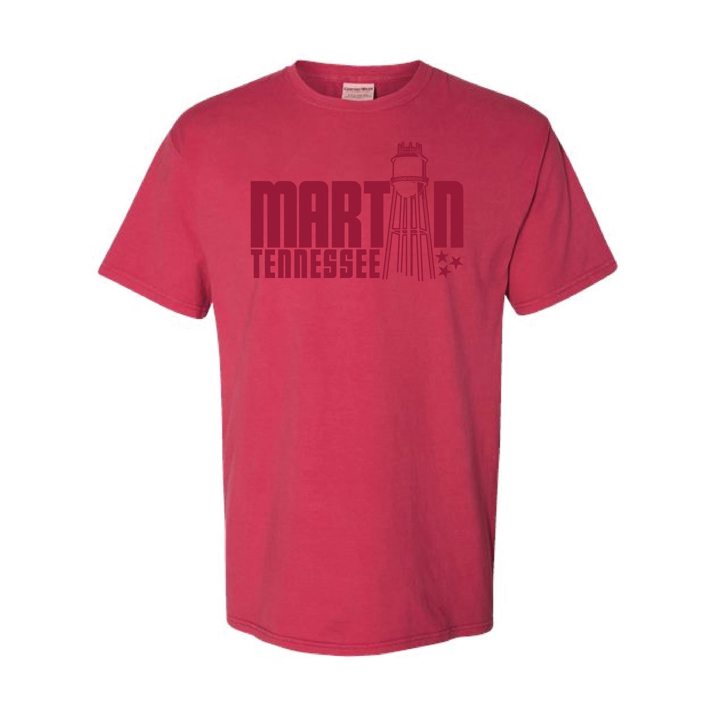 Water Tower T-shirt in Red