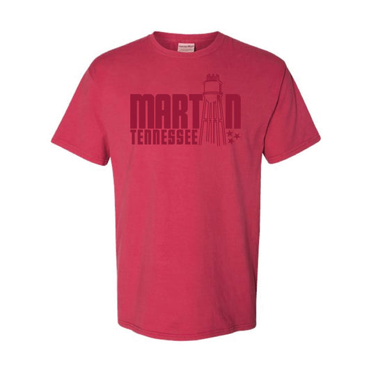 Water Tower T-shirt in Red